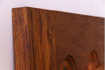 昭和レトロ　花梨材　味わい深い木肌のビンテージドア(扉、建具、カリン材)(1)