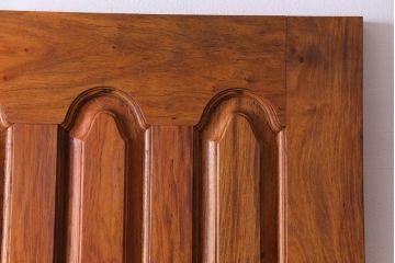 昭和レトロ　花梨材　味わい深い木肌のビンテージドア(扉、建具、カリン材)(1)