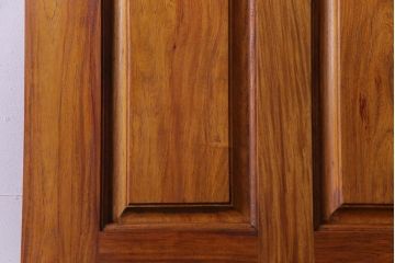 昭和レトロ　花梨材　味わい深い木肌のビンテージドア(扉、建具、カリン材)(1)