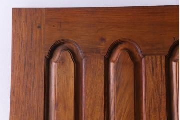 昭和レトロ　花梨材　味わい深い木肌のビンテージドア(扉、建具、カリン材)(2)