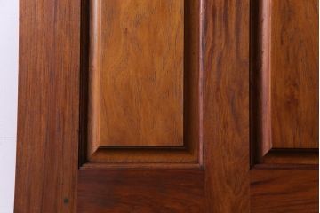 昭和レトロ　花梨材　味わい深い木肌のビンテージドア(扉、建具、カリン材)(2)