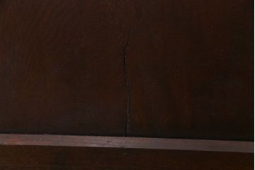 和製アンティーク　明治期　総ケヤキ材　上品で重厚感のある格子蔵戸(引き戸、建具、玄関戸)