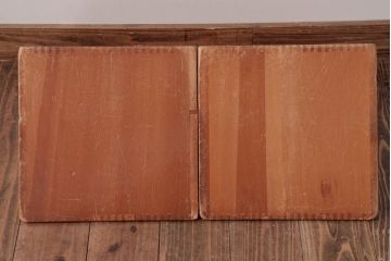 アンティーク雑貨　昭和レトロ　大きな積み木セット【三角形・大/2ヶ組】(ディスプレイ雑貨、飾り台)(2)