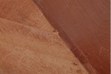 アンティーク雑貨　昭和レトロ　大きな積み木セット【三角形・大/2ヶ組】(ディスプレイ雑貨、飾り台)(2)