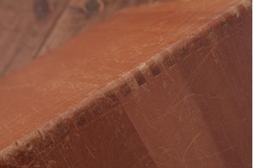 アンティーク雑貨　昭和レトロ　大きな積み木セット【三角形・大/2ヶ組】(ディスプレイ雑貨、飾り台)(2)