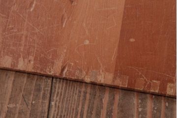 アンティーク雑貨　昭和レトロ　大きな積み木セット【三角形・大/2ヶ組】(ディスプレイ雑貨、飾り台)(2)