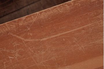 アンティーク雑貨　昭和レトロ　大きな積み木セット【三角形・大/2ヶ組】(ディスプレイ雑貨、飾り台)(2)