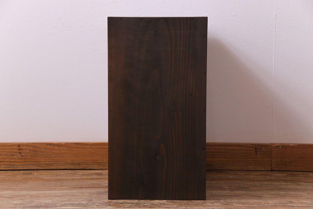 アンティーク家具　和製アンティーク　渋いヒノキの風合いが趣きある小引き出し(チェスト、収納)