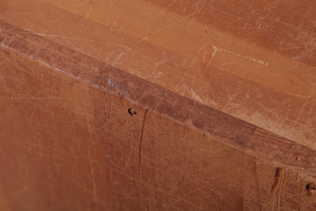 アンティーク雑貨　昭和レトロ　大きな積み木【立方体・大】(スツール、飾り台、花台、ディスプレイ雑貨)