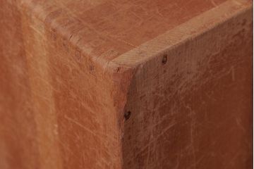 アンティーク雑貨　昭和レトロ　大きな積み木【立方体・大】(スツール、飾り台、花台、ディスプレイ雑貨)