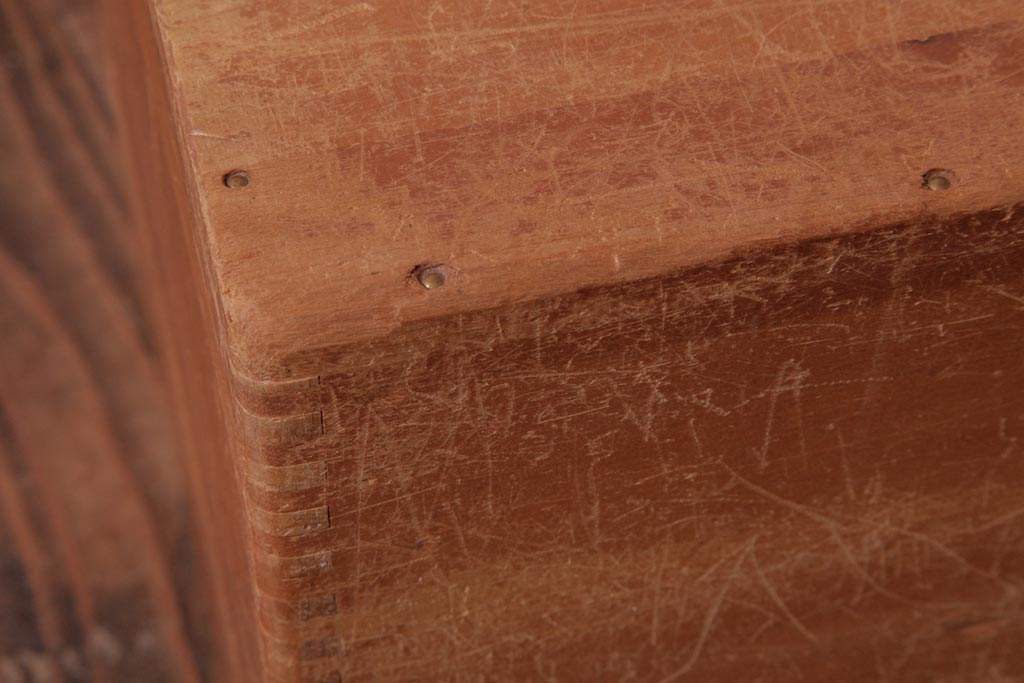 アンティーク雑貨　昭和レトロ　大きな積み木【立方体・大】(スツール、飾り台、花台、ディスプレイ雑貨)