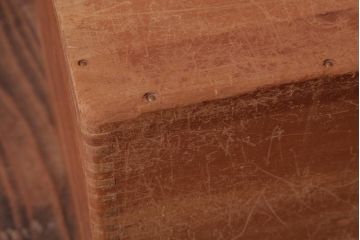 アンティーク雑貨　昭和レトロ　大きな積み木【立方体・大】(スツール、飾り台、花台、ディスプレイ雑貨)