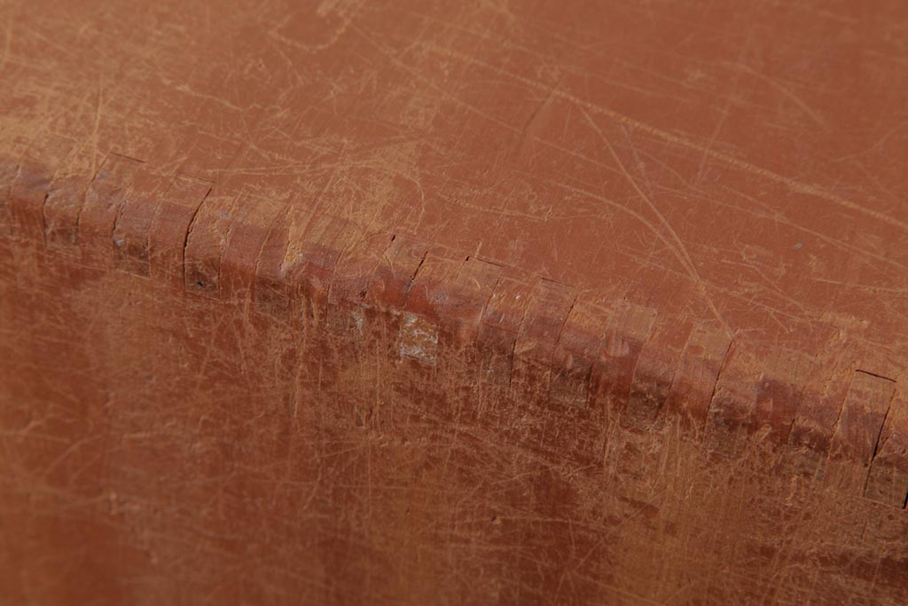 アンティーク雑貨　昭和レトロ　大きな積み木【立方体・大】(スツール、飾り台、花台、ディスプレイ雑貨)