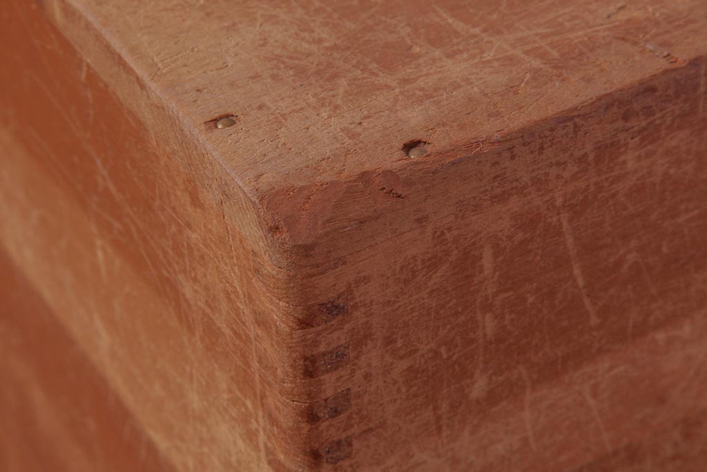 アンティーク雑貨　昭和レトロ　大きな積み木【立方体・大】(スツール、飾り台、花台、ディスプレイ雑貨)