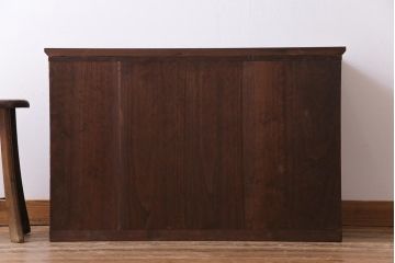 アンティーク家具　和製アンティーク　天板ヒノキ材　味わいのある木肌が魅力の時代箪笥ローボード(チェスト、衣装箪笥)