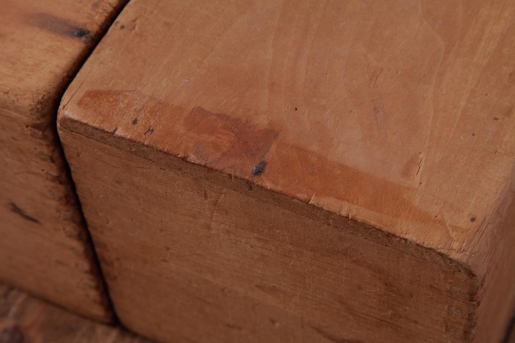 アンティーク雑貨　昭和レトロ　大きな積み木セット【マルチ/12ヶ組】(飾り台、花台、ディスプレイ雑貨)(1)