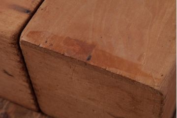 アンティーク雑貨　昭和レトロ　大きな積み木セット【マルチ/12ヶ組】(飾り台、花台、ディスプレイ雑貨)(1)