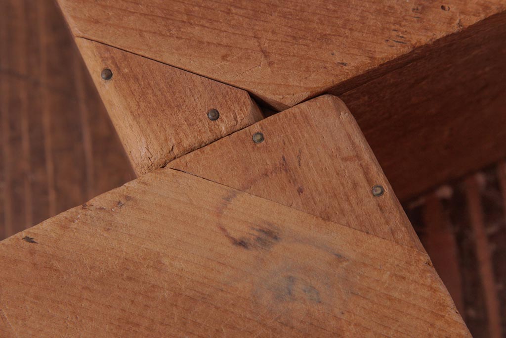 アンティーク雑貨　昭和レトロ　大きな積み木セット【マルチ/12ヶ組】(飾り台、花台、ディスプレイ雑貨)(1)