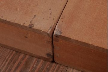 アンティーク雑貨　昭和レトロ　大きな積み木セット【マルチ/9ヶ組】(飾り台、花台、ディスプレイ雑貨)(1)