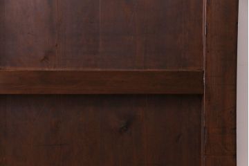 和製アンティーク　幅狭　造り込まれた金具が目を引く珍しい蔵戸(引き戸、建具、玄関戸)