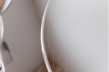 アンティーク雑貨　イギリスビンテージ　おしゃれな葡萄モチーフのウォールミラー(壁掛け鏡)