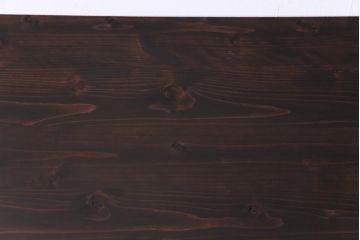 アンティーク家具　ヒノキ材製天板　淡いペイントカラーのアイアンテーブル(作業台、カフェテーブル)(3)