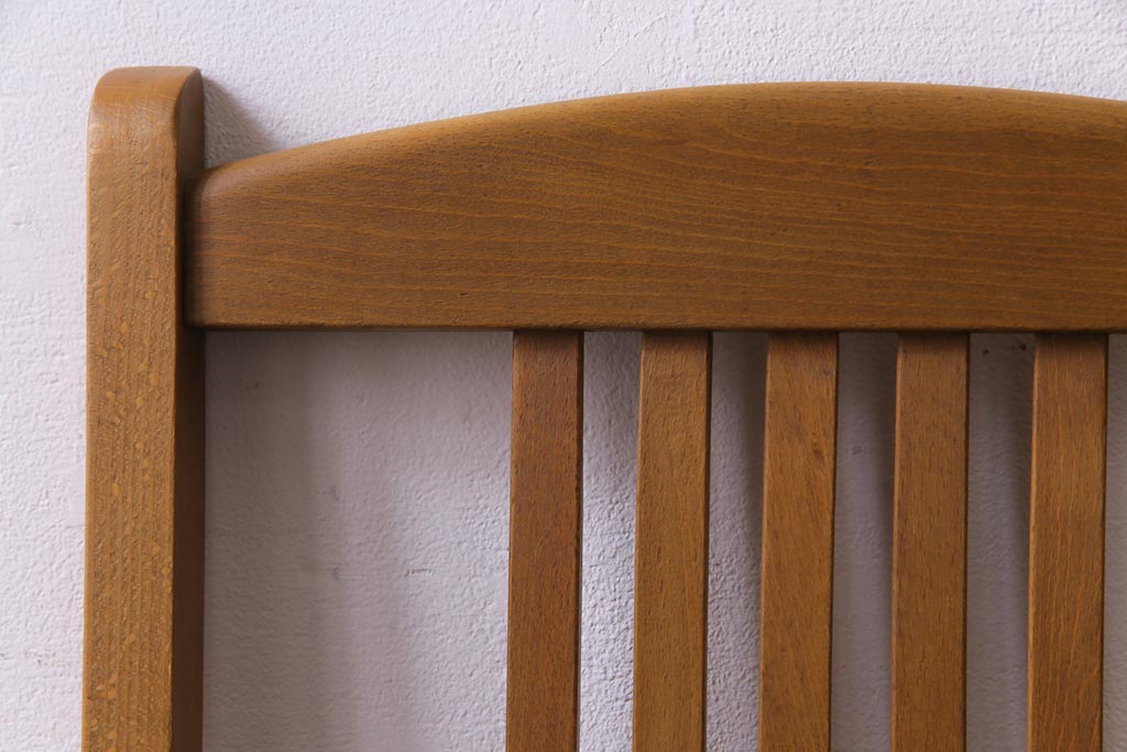 レトロ家具　昭和レトロ　懐かしさと温もり溢れるブナ材のチェア(ダイニングチェア、椅子)