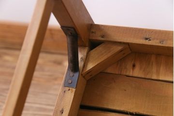 レトロ家具　昭和レトロ　懐かしさと温もり溢れるブナ材のチェア(ダイニングチェア、椅子)