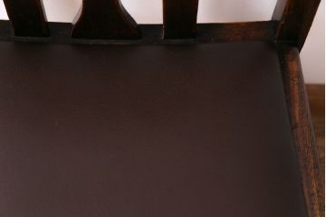 アンティーク家具　イギリスアンティーク　オーク材　上品で味わい深いダイニングチェア(ワークチェア、椅子)(2)