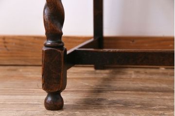 アンティーク家具　イギリスアンティーク　オーク材　上品で味わい深いダイニングチェア(ワークチェア、椅子)(2)