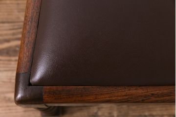 アンティーク家具　イギリスアンティーク　オーク材　上品で味わい深いダイニングチェア(ワークチェア、椅子)(3)
