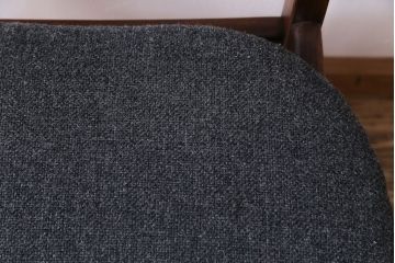 ヴィンテージ家具　北欧ビンテージ　チーク材　なめらかな形がおしゃれなダイニングチェア(ワークチェア、椅子)(3)