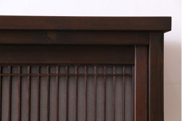 ラフジュ工房オリジナル　障子貼りの書院戸が和の雰囲気を高める戸棚(組子、収納棚)(2)