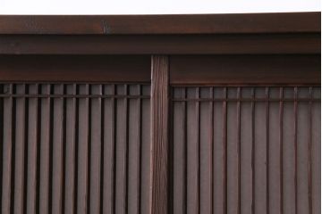 ラフジュ工房オリジナル　障子貼りの書院戸が和の雰囲気を高める戸棚(組子、収納棚)(2)
