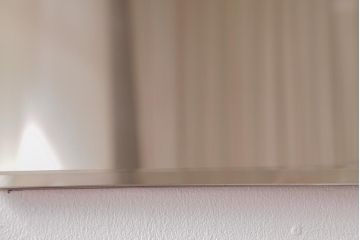 アンティーク雑貨　イギリスビンテージ　様々な空間に馴染むシンプルなオクタゴンミラー(壁掛け鏡)