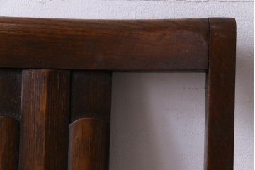 アンティーク家具　イギリスアンティーク　オーク材　品格漂うクラシカルなチェア(ダイニングチェア、椅子)