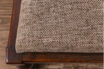 アンティーク家具　イギリスアンティーク　オーク材　品格漂うクラシカルなチェア(ダイニングチェア、椅子)