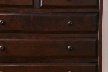 中古　北海道民芸家具　深い色味が魅力的なチェスト(整理箪笥、引き出し)(定価約24万円)