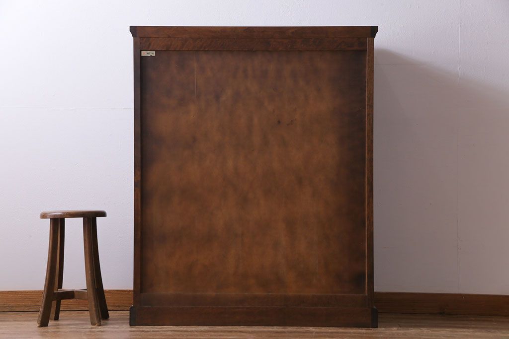 中古　北海道民芸家具　深い色味が魅力的なチェスト(整理箪笥、引き出し)(定価約24万円)