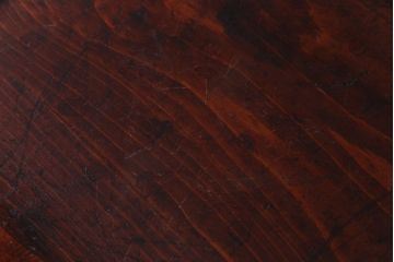 アンティーク家具　和製アンティーク　味わいのある古い金具が目を惹く戸棚付きの小引き出し(小物収納、引き出し)