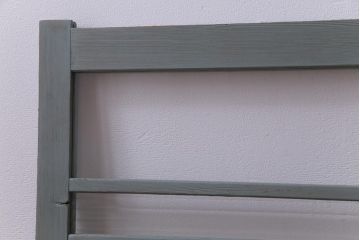 ペイント家具　モールガラス入り!淡い色味がおしゃれなガラス戸(窓、引き戸、建具)2枚組