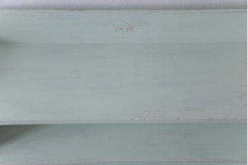 ペイント家具　爽やかさを演出する淡い色味の本棚(飾り棚)