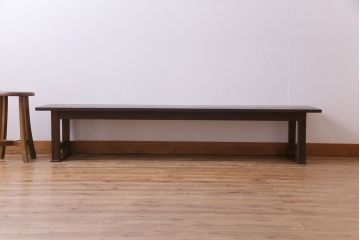 レトロ家具　昭和レトロ　飾り台にもおすすめな幅広のローデスク(ローテーブル)(1)