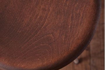 ラフジュ工房オリジナル　ペイントチェア　ナチュラルな雰囲気がお洒落な鉄脚丸スツール(チェア、椅子)(1)