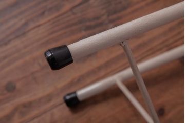 ラフジュ工房オリジナル　ペイントチェア　ナチュラルな雰囲気がお洒落な鉄脚丸スツール(チェア、椅子)(1)