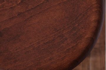 ラフジュ工房オリジナル　ナチュラルペイントが可愛らしい丸スツール(椅子、飾り台)