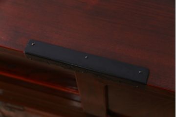 極美品　リメイク　ぼってりとした漆塗りが魅力の仙台箪笥ローボード(リビングボード、収納棚)(2)