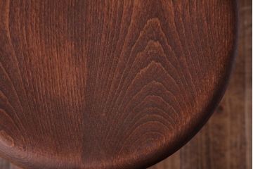 ラフジュ工房オリジナル　アンティークペイントがお洒落な丸スツール(椅子、チェア、丸イス)(3)