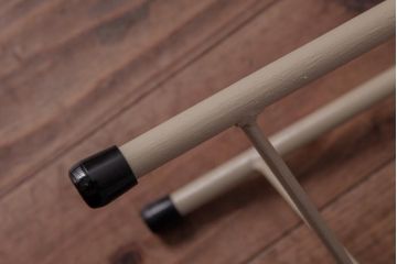 アンティーク雑貨　ラフジュ工房オリジナル　鉄脚　温かみのあるペイントカラーが魅力の丸スツール(チェア、椅子)(2)