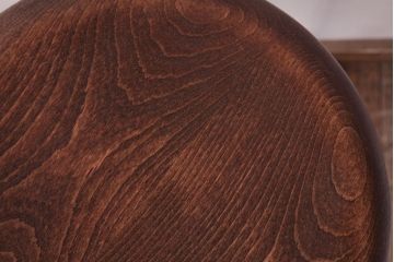 アンティーク雑貨　ラフジュ工房オリジナル　鉄脚　温かみのあるペイントカラーが魅力の丸スツール(チェア、椅子)(3)